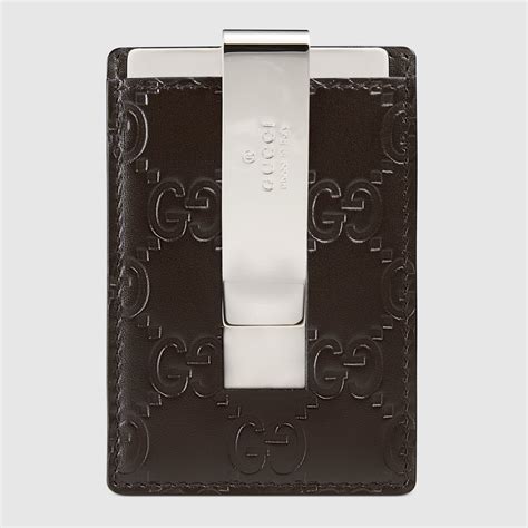 gucci signature money clip wallet|gucci wallet snake cheap.